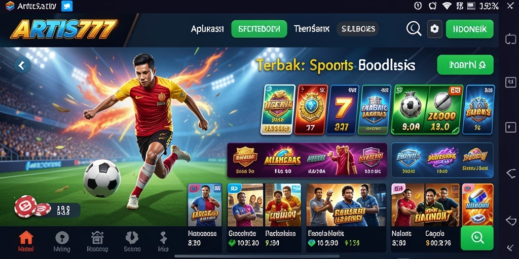 Tampilan game ARTIS777 dengan fitur taruhan yang menarik.