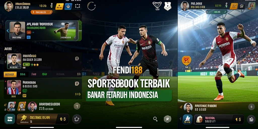 Tampilan antarmuka utama FENDI188 dengan opsi taruhan yang menarik.