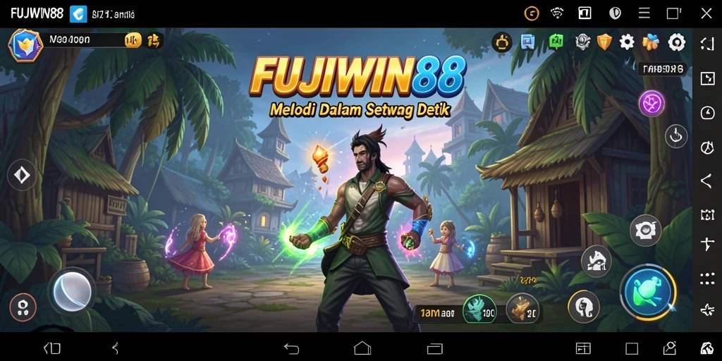 Tampilan gameplay <strong>FUJIWIN88</strong> dengan berbagai pilihan lagu yang menarik.