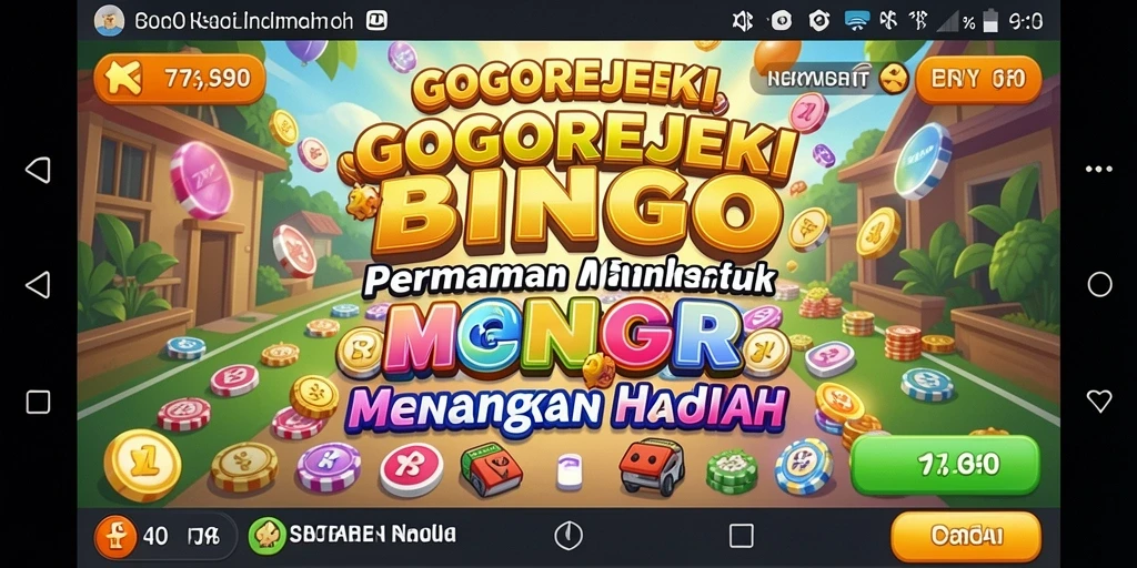 Tampilan gameplay GOGOREJEKI dengan fitur Bingo yang menyenangkan.