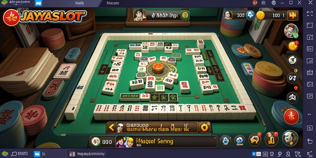 Tampilan gameplay JAYASLOT yang penuh warna dan menarik.