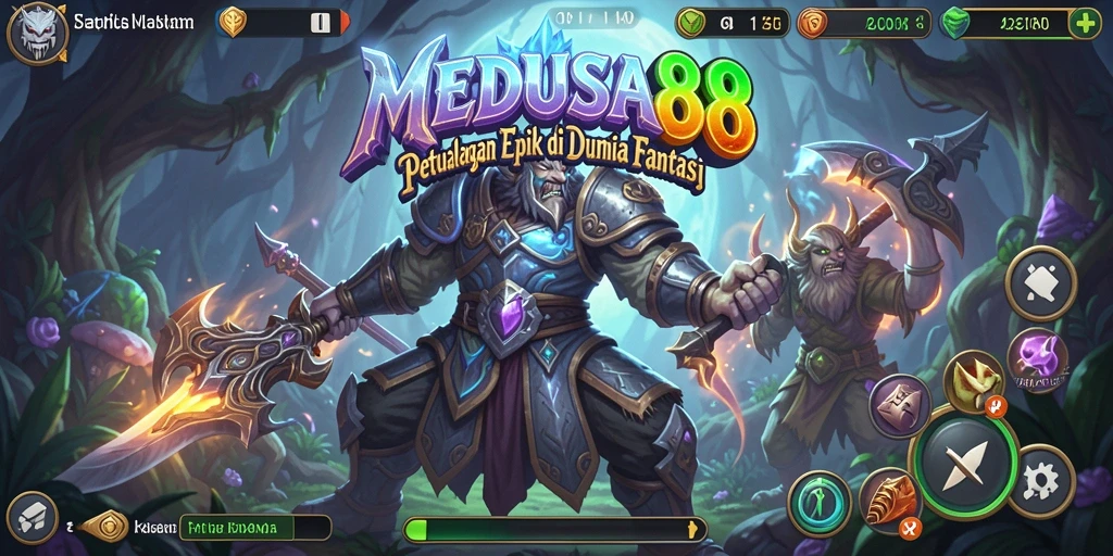 Tangkapan layar gameplay RPG menampilkan karakter dalam pertempuran epik.