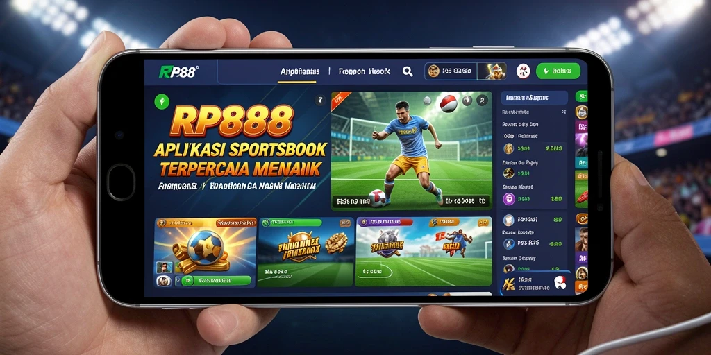 Tampilan menarik dari antarmuka utama RP888 yang menampilkan berbagai pilihan taruhan.