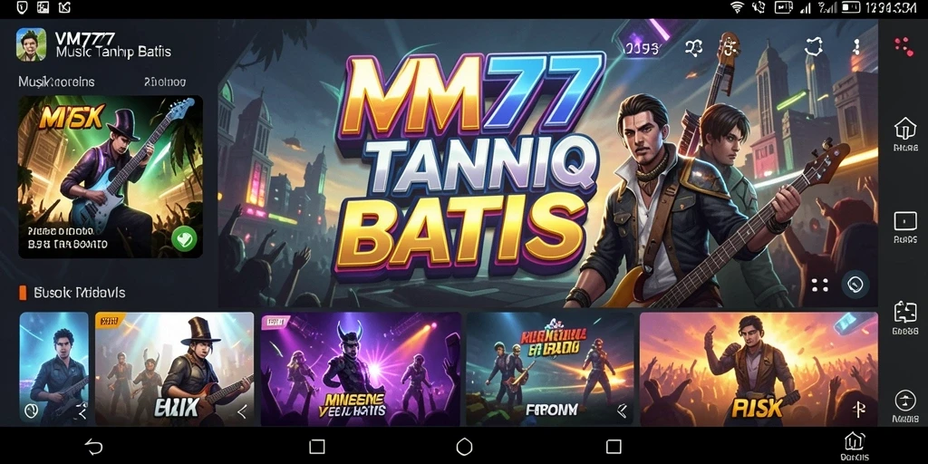 Screenshot utama VM777 menunjukkan gameplay yang dinamis dan interaktif.